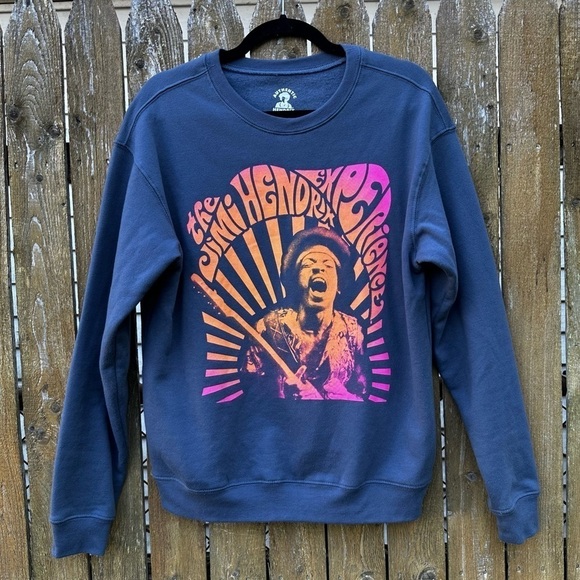 The Jimi Hendrix Experience Graphic Sweatshirt Sz S - Picture 5 of 7